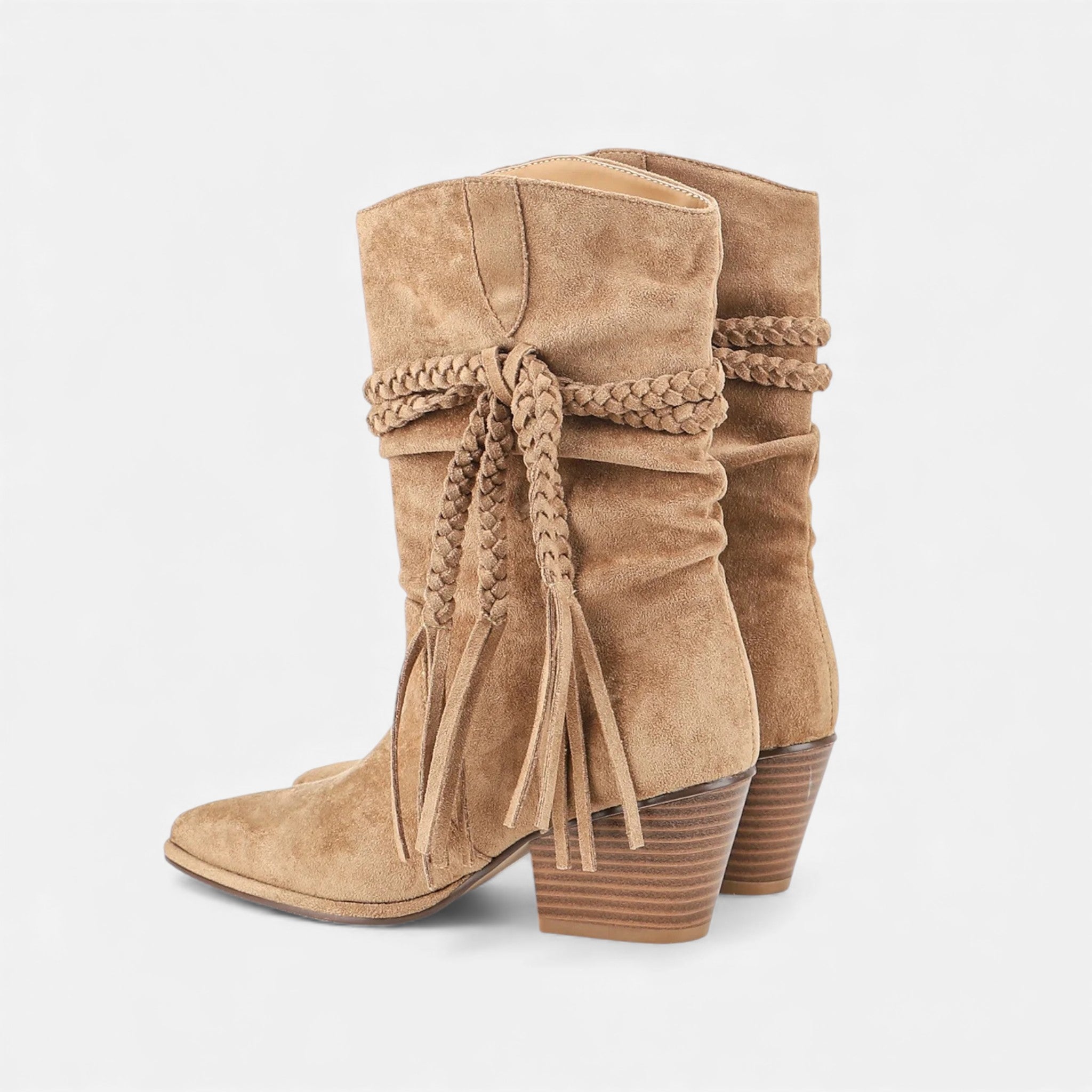 Women's Sleek Suede Over-the-Knee Boots