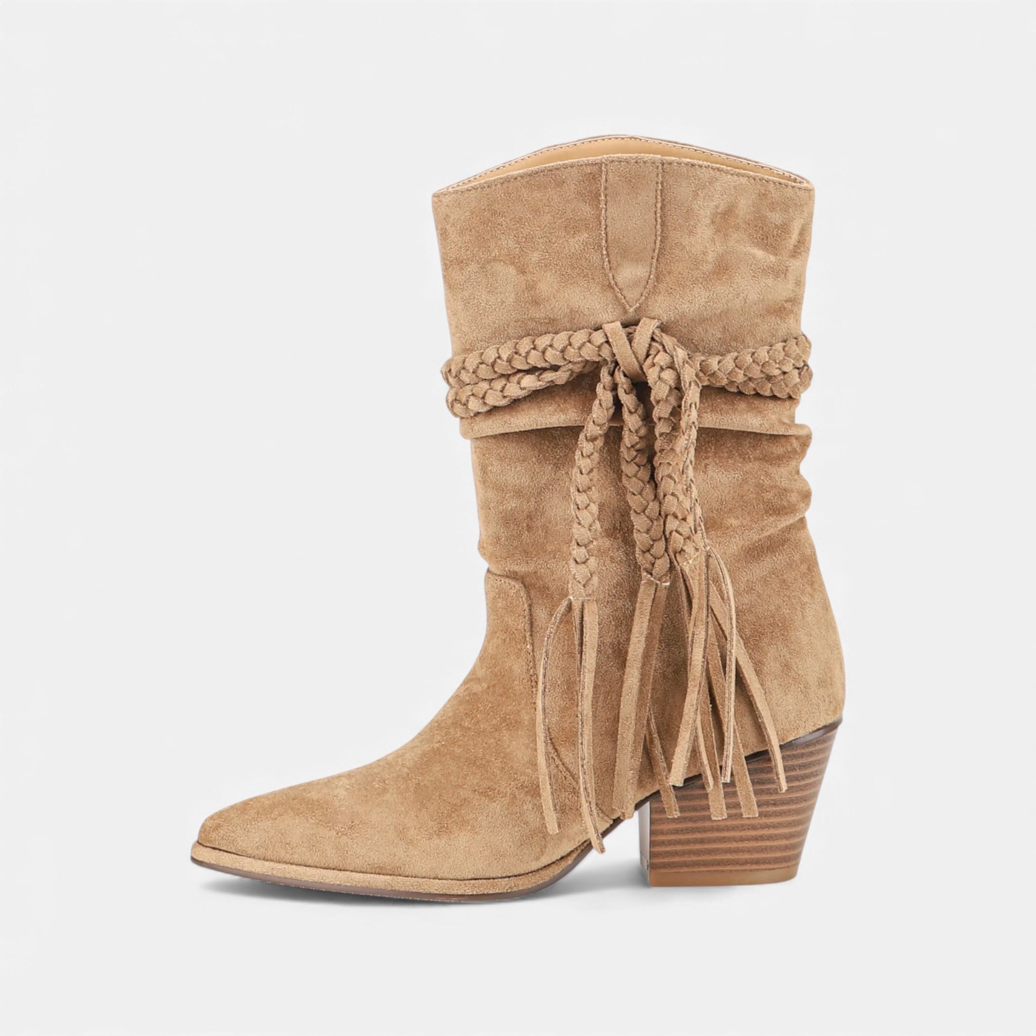 Women's Sleek Suede Over-the-Knee Boots