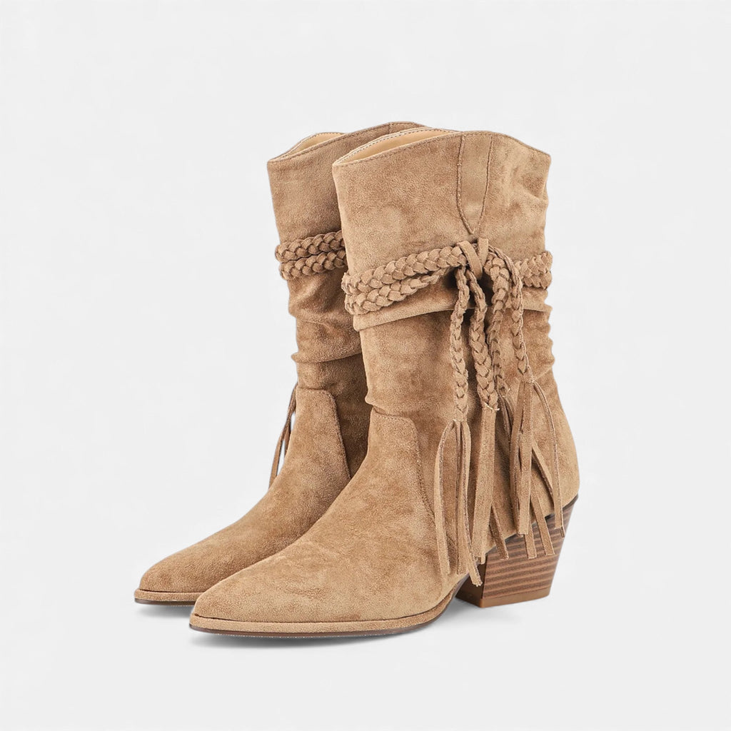 Women's Sleek Suede Over-the-Knee Boots