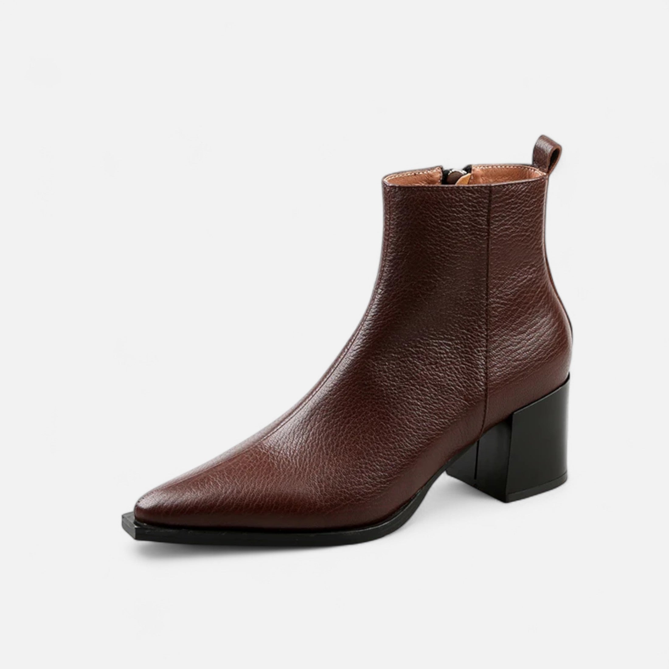 Women's Polished Leather Chelsea Boots