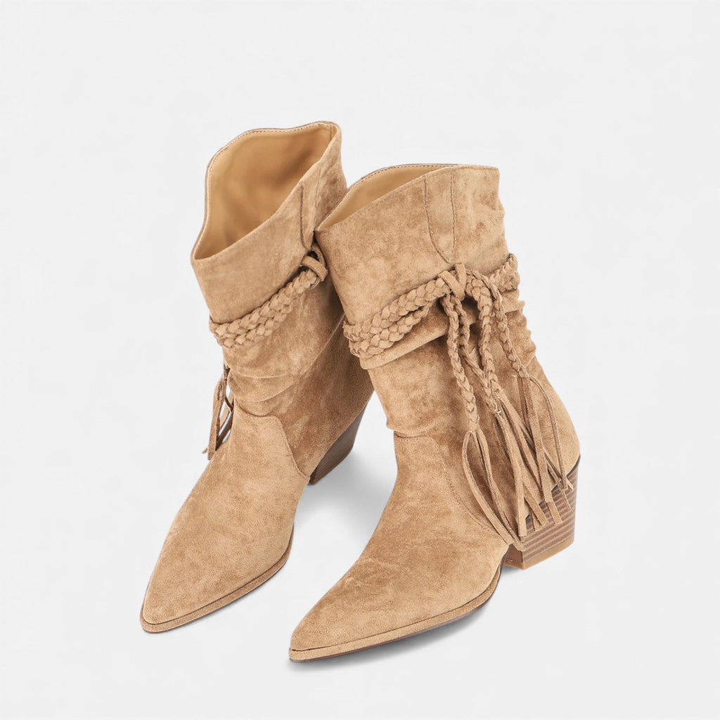 Women's Sleek Suede Over-the-Knee Boots