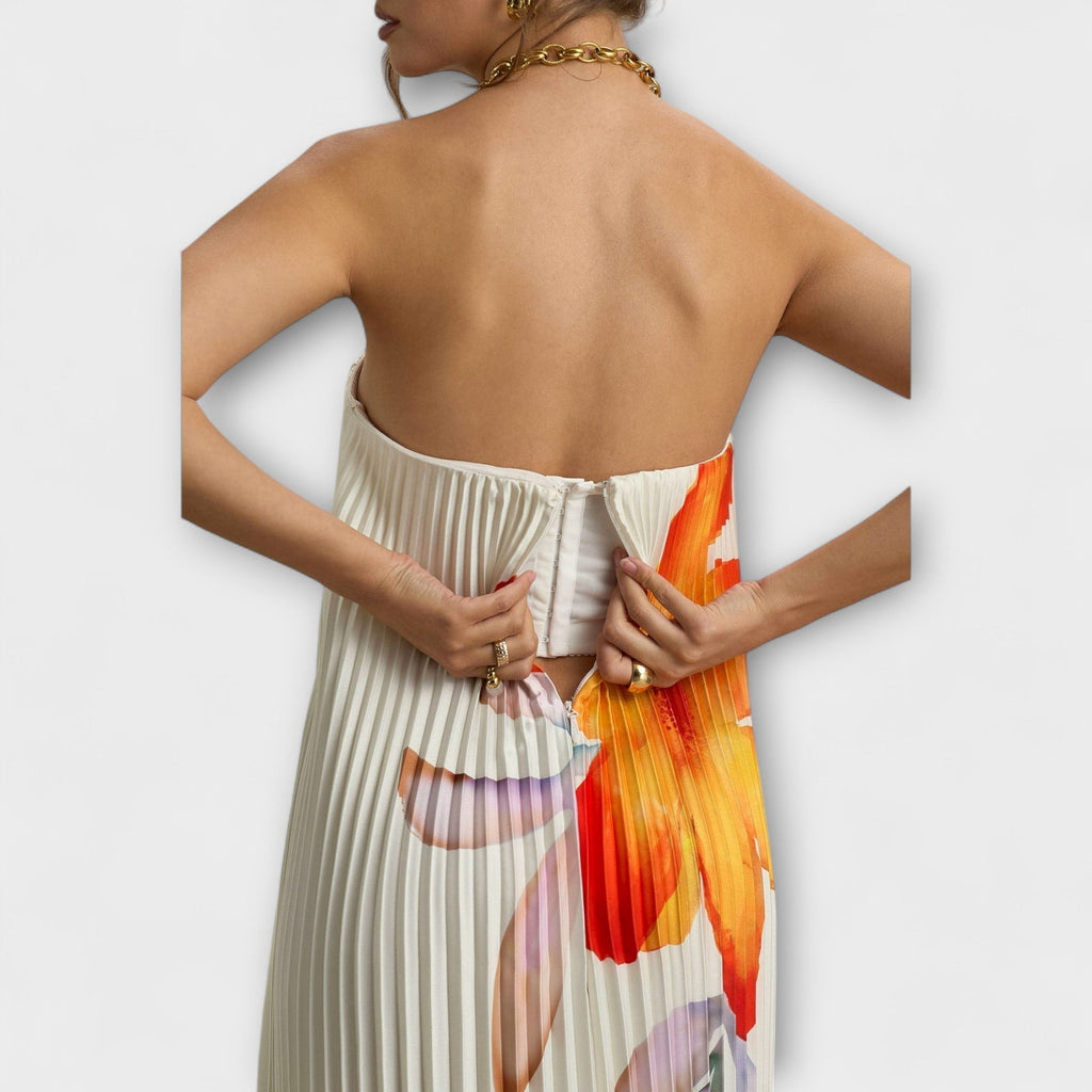 Women's Sweetheart Floral Maxi Dress