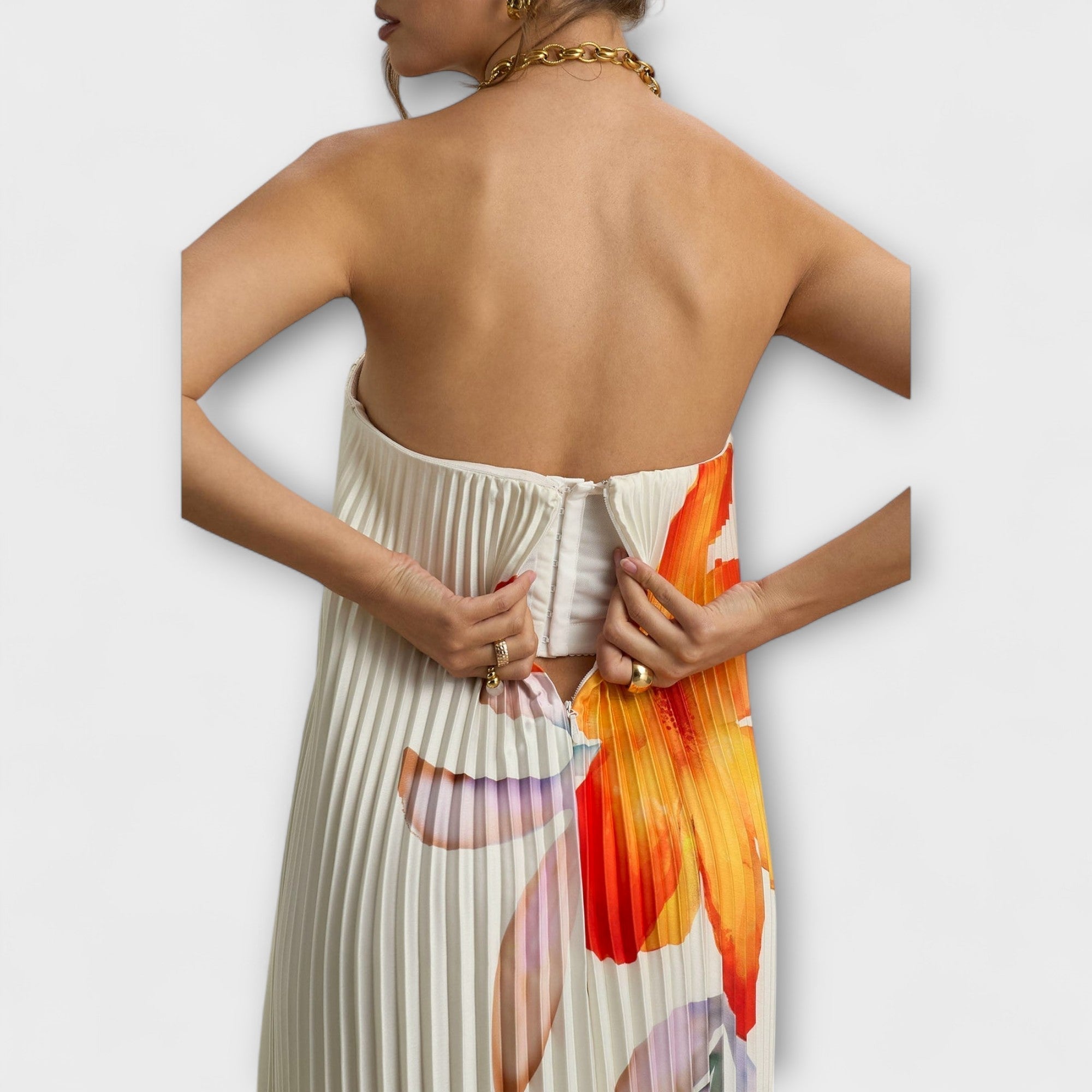 Women's Sweetheart Floral Maxi Dress