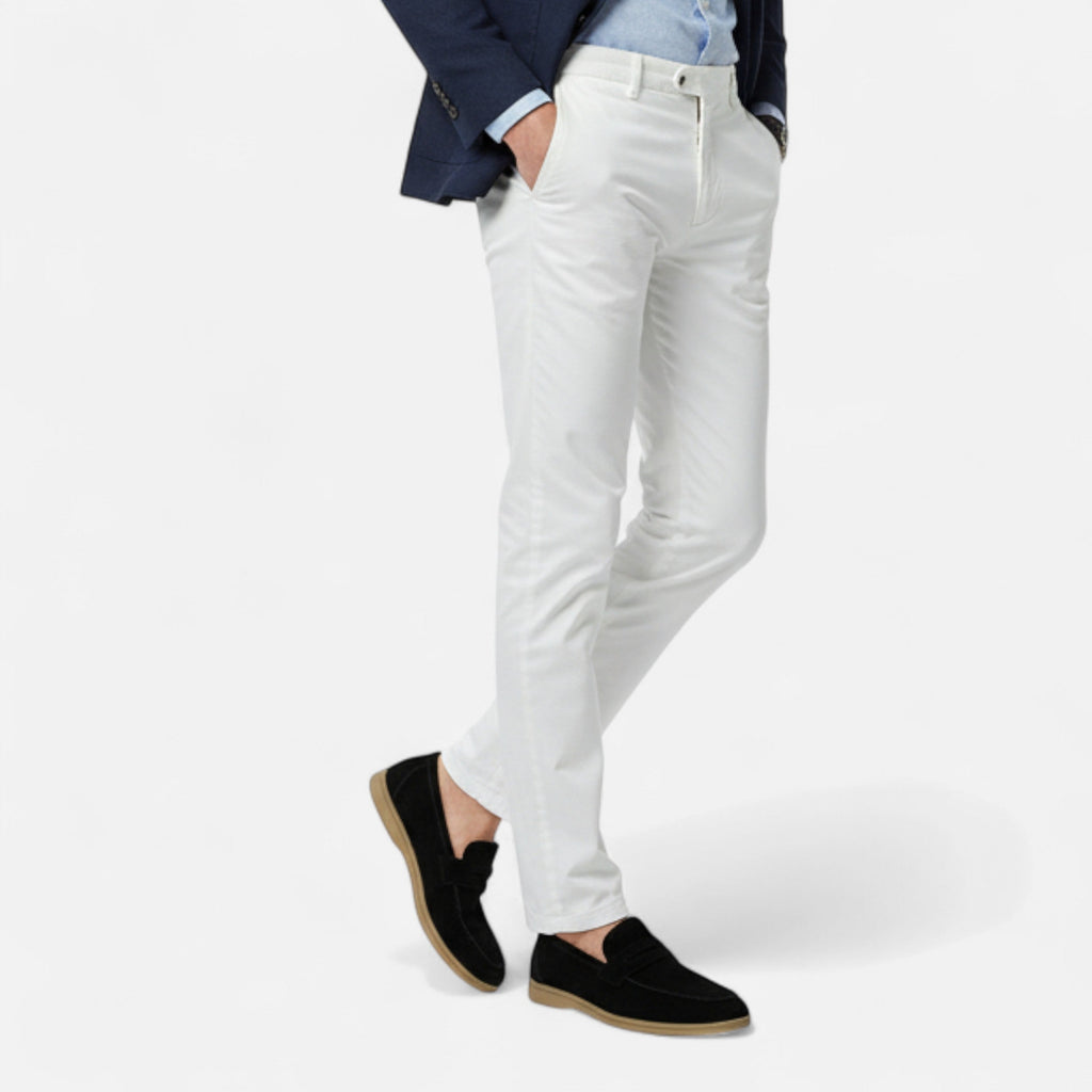 Men's Polished Suede Slip-On Loafers