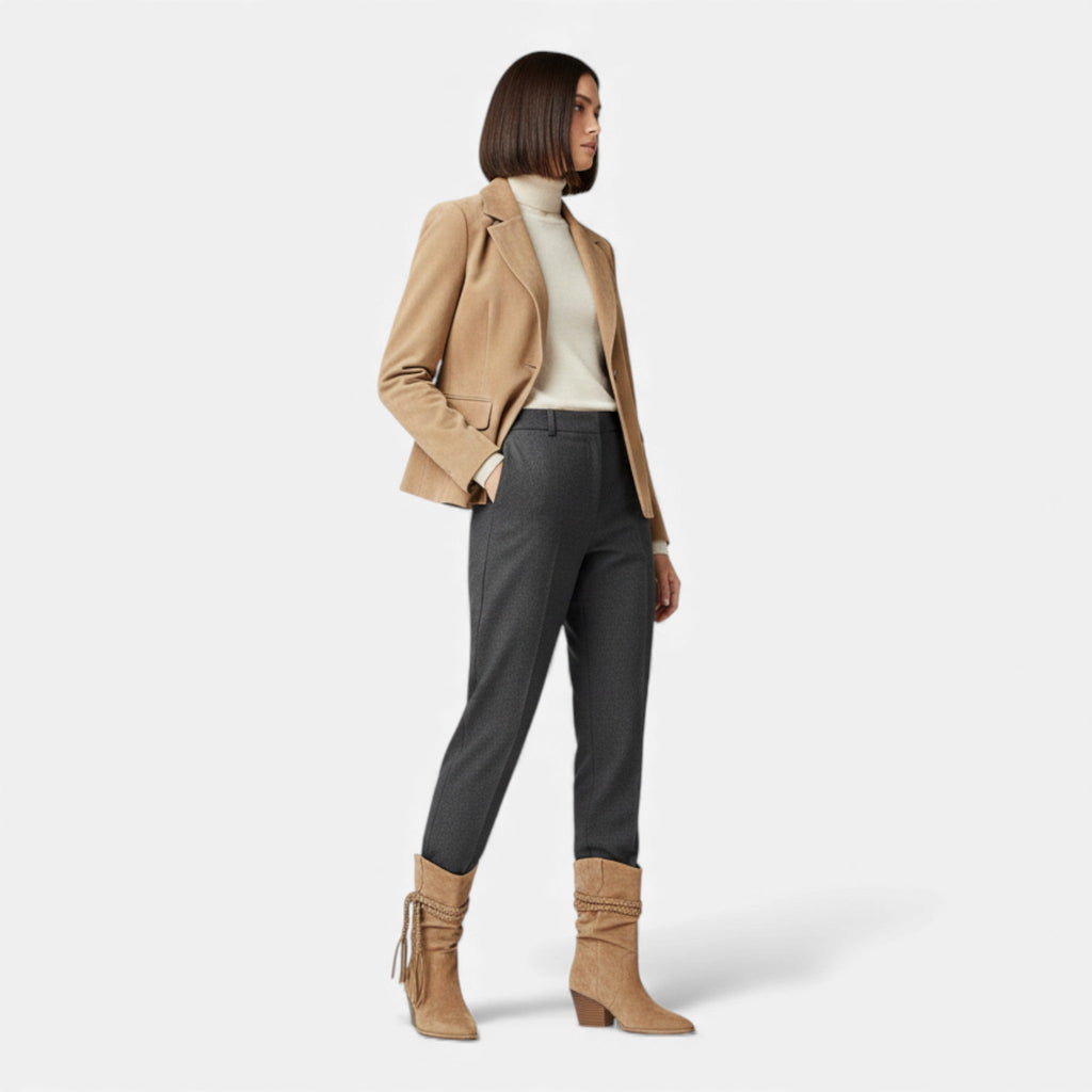 Women's Sleek Suede Over-the-Knee Boots