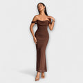 Women's Ruched Off-Shoulder Bodycon Dress