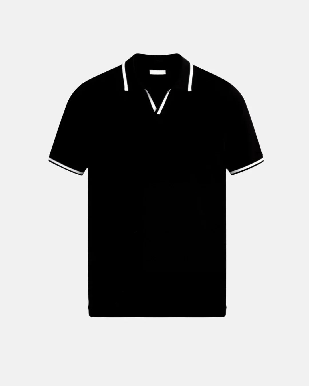 Men's Structured Piqué Polo with Contrast Trim