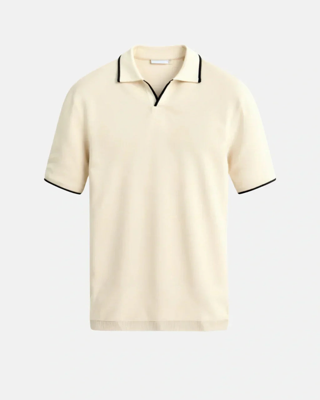 Men's Structured Piqué Polo with Contrast Trim