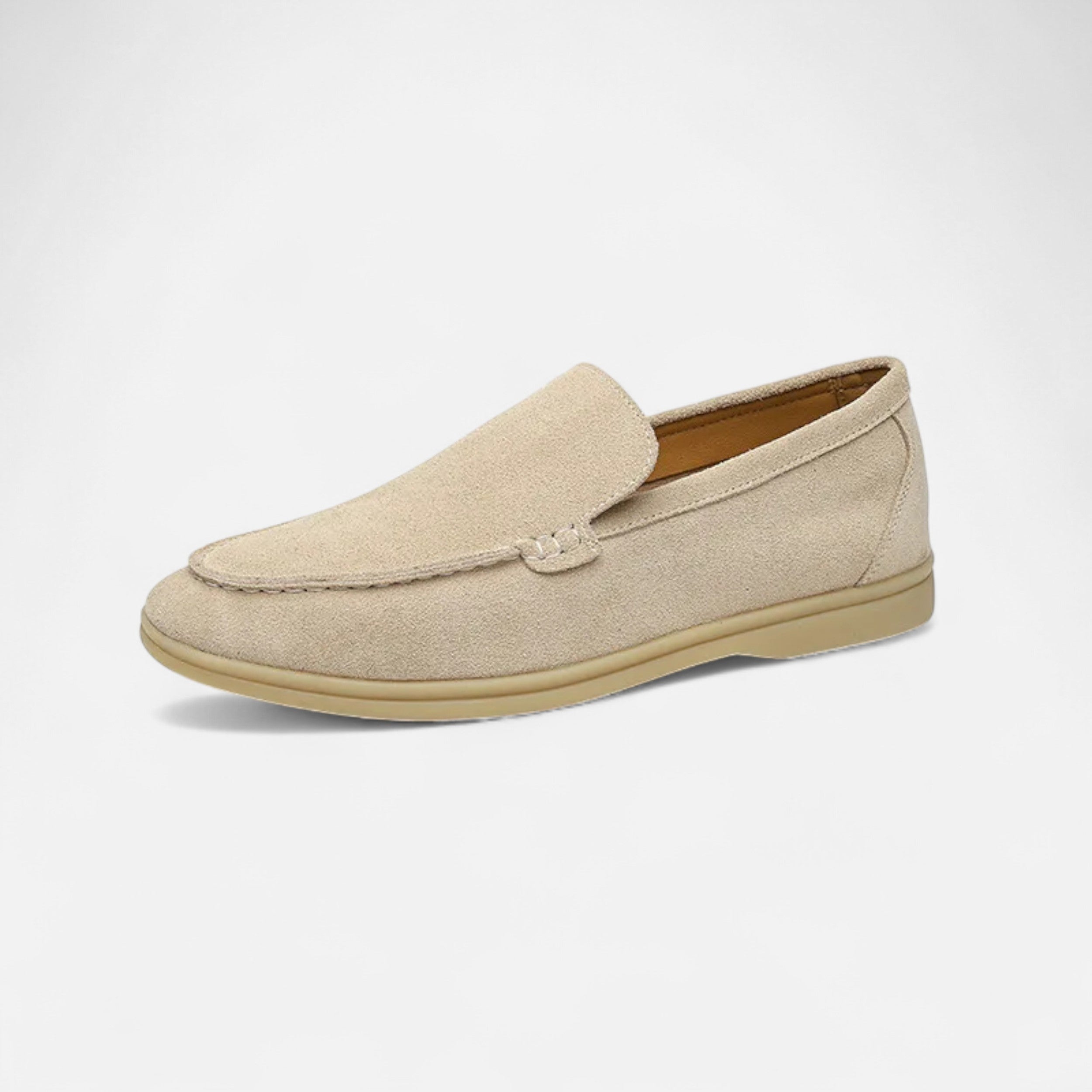 Men's Polished Suede Slip-On Loafers