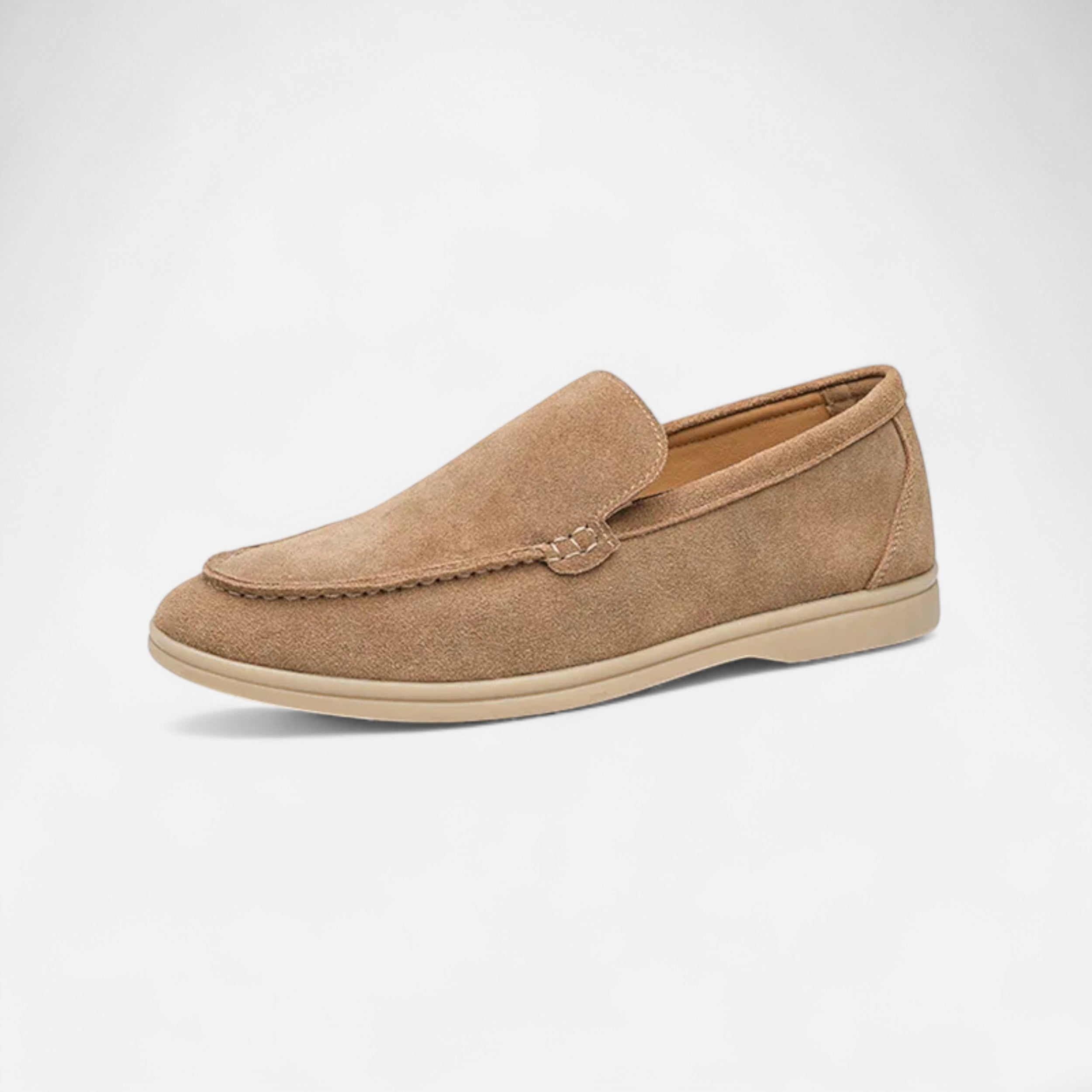 Men's Polished Suede Slip-On Loafers